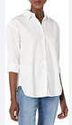 GLORIA VANDERBILT BLUSA BLANCA MANGA LARGA ENROLLABLE  CON BOTONES AL FRENTE PARA DAMA TALLA XXL