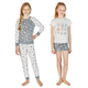 BCBG GIRLS YUTH 4-PIECE SLEEPSET ESTRELLITAS S (7/8)