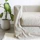 Funda sillón de tela de 2 cuerpos