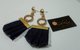 ZARCILLO EN LAMINADO BASE CIRCULAR CON ARO Y  JEANS ZLD002717