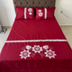 Colcha de cama Bordada