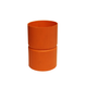 Union pvc de 4" PD. NARANJA