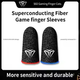 Guantes para juegos móviles con la punta de los dedos Pantalla táctil antideslizante a prueba de sudor Funda para la punta de los dedos Transpirable para juegos para jugadores
