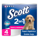 Scott papel 4 rollos