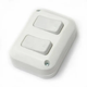 Llave luz doble exterior