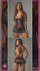 Style BD-09 Babydoll Encaje Electrik Negro