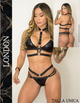 London Conjunto en Cuerina Electrik