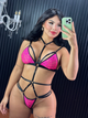 FE-109 Conjunto Bicolor Fucsia Zafari