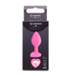 Plug Anal Silly Corazon talla S CamToyz Onix Fucsia
