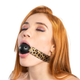 Mordaza Ball Gag Crosby Negro Animal prins