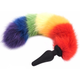 Plug Cola de Zorro Rainbow Colores Fara Toys Silicona