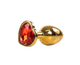 Plug Anal Corazon Mikel Camtoyz Onix Cobre Talla S Colores surtidos