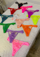 Tanga Paxión #2 Encaje Mallita transparentosa Colores surtidos