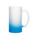 JARRA DE CRISTAL MATE AZUL