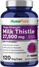 Milk Thistle 27,500mg 120 Capsulas