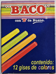 TIZA COLOR 12 PZAS BACO CJ#16