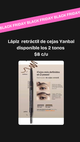Lápiz retráctil de cejas de Yanbal