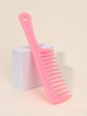 PEINE DIENTES GRANDE ROSADO