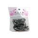 PAQUETITO DE GOMA PARA CABELLO COLOR NEGRO