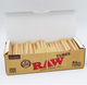 Tubos de cigarrillos naturales raw