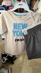 DKNY-conjunto 2-talla 6T