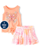 Children's Place - Conjunto - Floral Mariposa - 2T