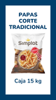 CAJA papas 10*10 o  10 mm x 15 kg