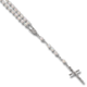 680 ROSARIO ACRILICO BLANCO INOX