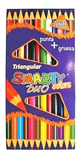 Colores Smarty doble punta redondo 12 pzas