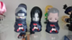 Figura Naruto akatsuki sentados