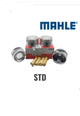 Juego Pistones STD 1.8 MAHLE Chino Gol/ Parati/ Saveiro 1.8