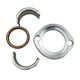 Brida curva mofle, media luna y empaque italika rc150 promoto 288038  2130-1004