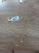 Pulseira folhada ouro 18k pingente Nossa Senhora retangular vazado e cravejado