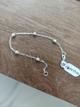 PULSEIRA PRATA BOLINHAS ELO 3X1