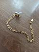 Pulseira folhada ouro 18k elo tipo Cartier