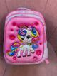 Morral unicornio rosado
