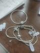 Pulseira prata Pandora fechos diversos
