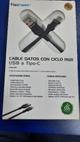 Cable Datos con ciclo RGB USB a tipo C