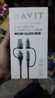 CABLE USB 4 EN 1 MULTI TIPO C Y IPHONE CB6244 HAVIT