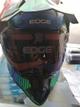 CASCO CROSS MODULAR EDGE KOBRA COLOR AZUL MATE TALLA L VI NEGRO CLARO