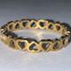 ANILLO EN ACERO CORAZONES HUECOS CONTINUOS ANA00021