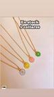 4 collares flor