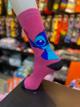 Meia * Stitch Azul Com Rosa !