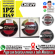 CALCOMANIA ALUMINIO TAPA GAS CHEVY
