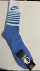Meia * Nike azul listrada