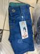 T:1 ano Bermuda Jeans Infantil PimTop @