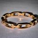 ANILLO EN ACERO CADENAS CONTINÚA ORO ROSA ANA00022
