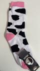 Meia * personalizada vaca