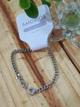 Pulsera Acero corazón stras NB1822