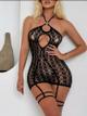 Vestido unitalla con liguero ves24